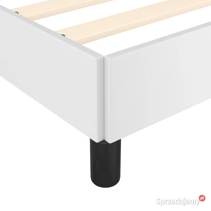 Rama łóżka z zagłówkiem bez materaca biała 93cm sprzedam