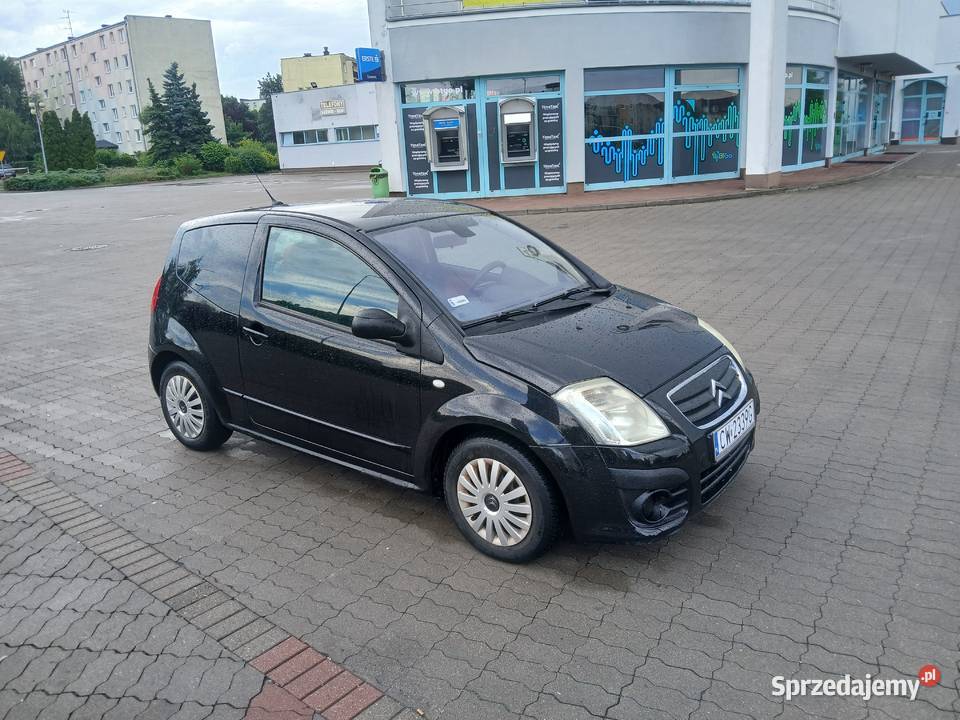 Citroen c2 11 benzyna 2005r 222000 przebieg ABS C2