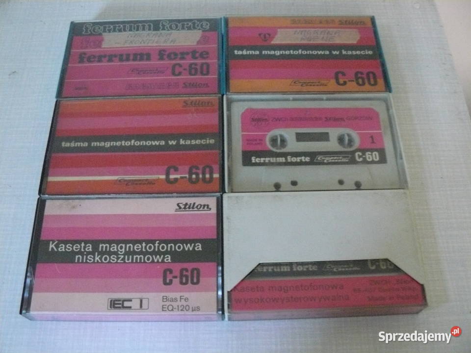 Kasety audio kolekcjonerskie Stilon Gorzów 2 i Nowa Sól