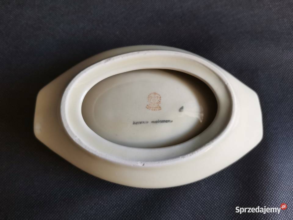 Stara popielniczka w kwiaty porcelit Tułowice śląskie Katowice sprzedam