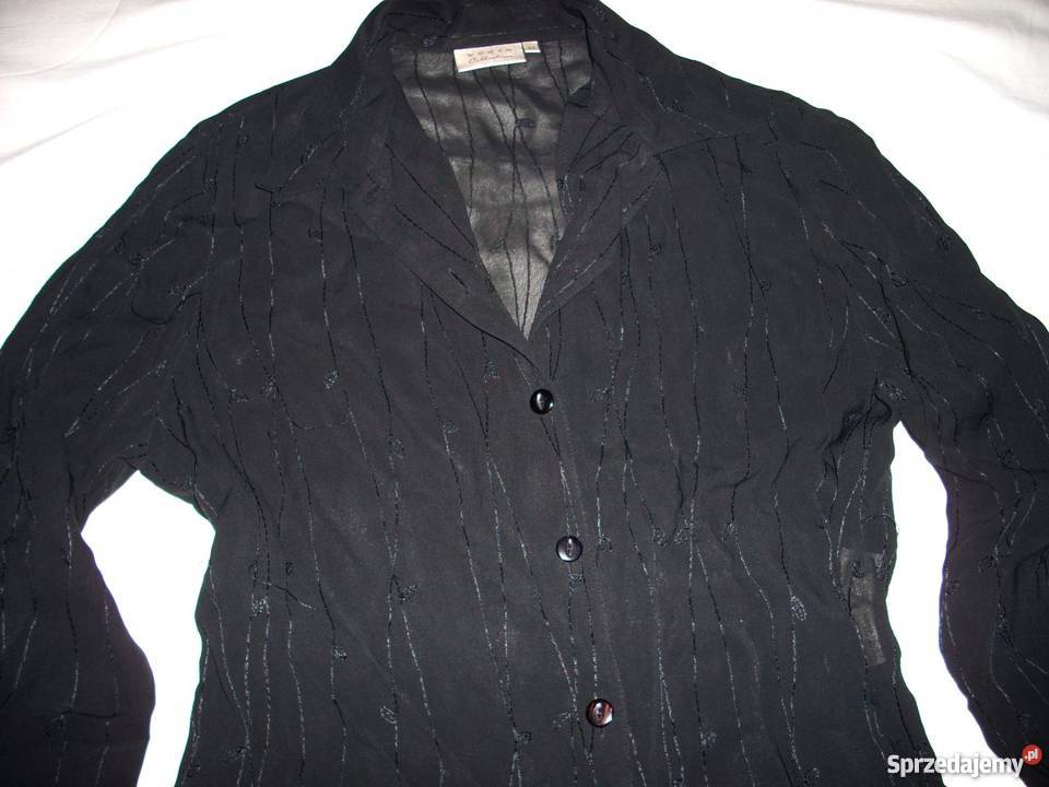 Woman Collection Elegancka czarna Koszula Tunika Nowy Sącz