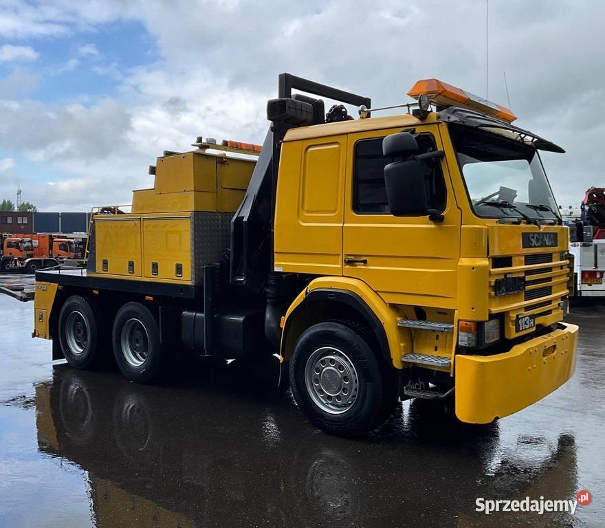 Uzywahy Holownik 6x4 pomocy drogowej Scania P112 do sprowadzenia mazowieckie Warszawa