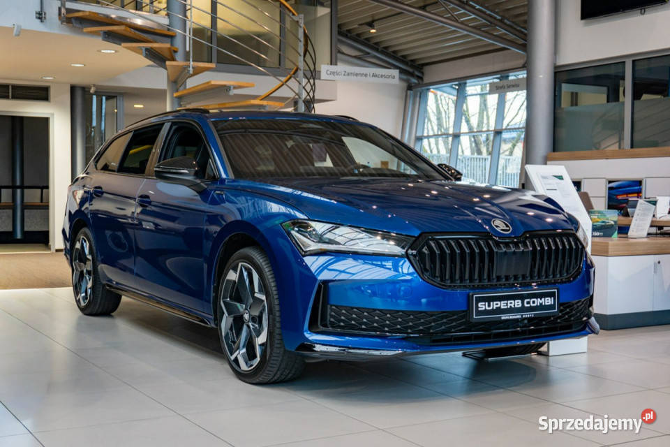 koda Superb Combi Sportline 20 TSI 204 DSG IV przyciemniane szyby łódzkie Łódź sprzedam
