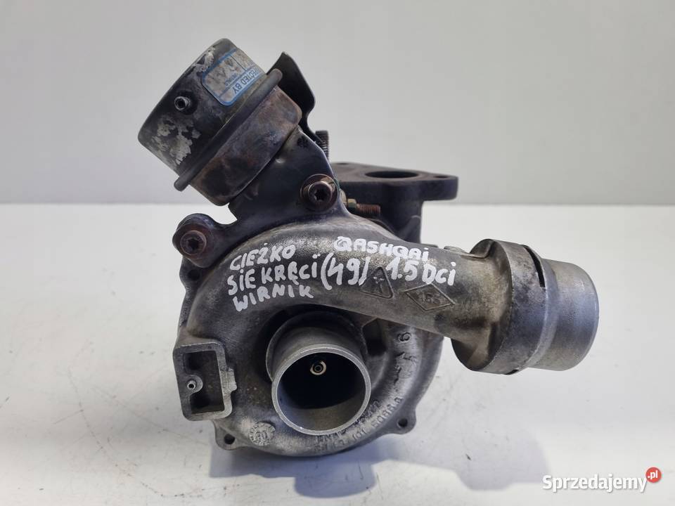 TURBOSPRĘŻARKA Nissan Qashqai 15 DCI turbo K9K Rudka