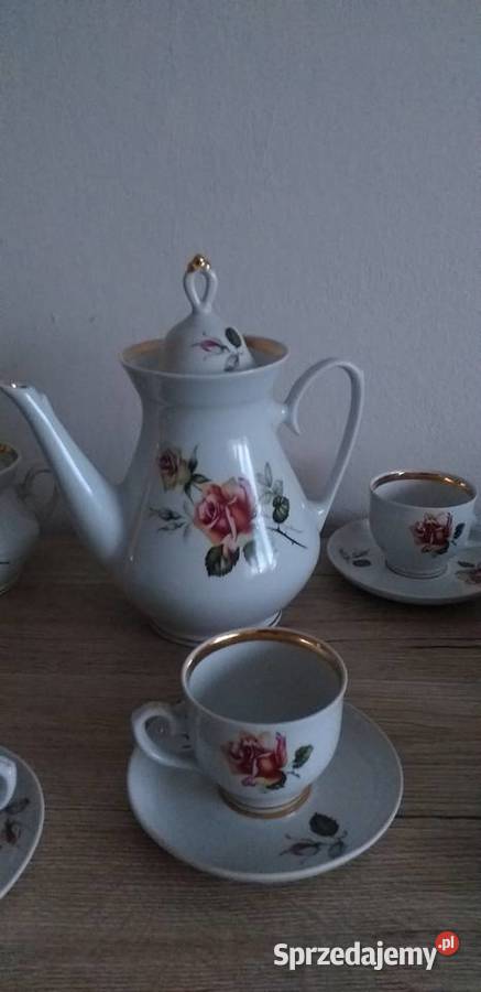 Zestaw porcelanowy prl Przedbórz