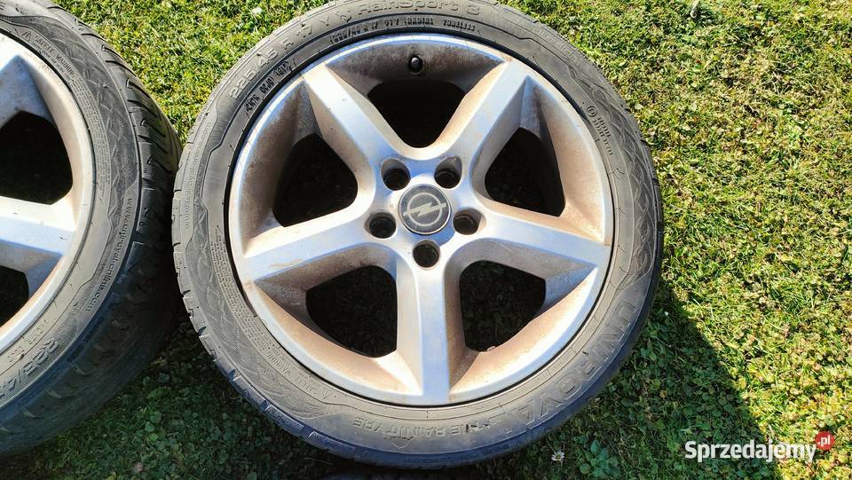 Felgi aluminiowe OPEL 5x110 R17 z oponami podkarpackie Przeworsk