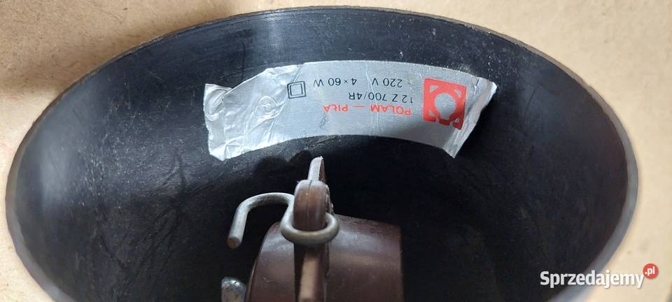 Kultowa lampa PRL POLAMPIŁA Kraków