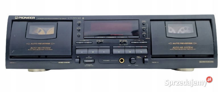 Magnetofon Pioneer CTW504R Stereo Cassette Deck wielkopolskie