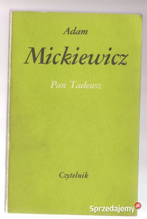 Adam Mickiewicz  Pan Tadeusz 1988