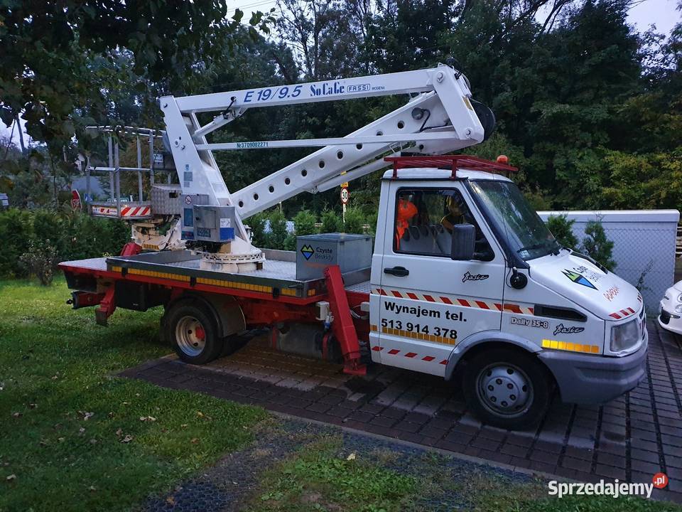 Podnośnik koszowy wynajem Zwyżka wynajem 20m Żywiec