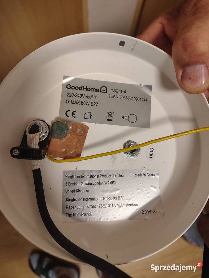 Regulowana lampa wisząca Wielgie