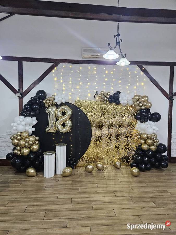 Ścianki do zdjęć balonowe dekoracje imprez