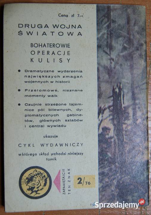 Żółty Tygrys Operacja Waldkater 276 Parczew sprzedam