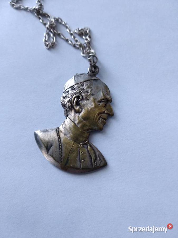 medalik z popiersiem papieża Poznań