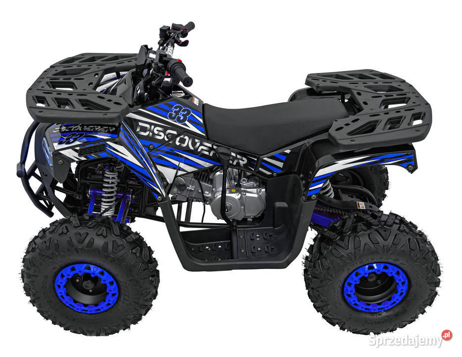 Quad Spalinowy Discoverer 125cc niebieski Marki
