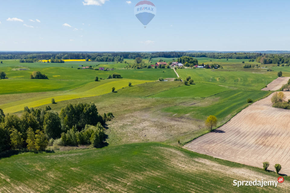 Działka rolno siedliskowa na Mazurach wodociąg Grabowo