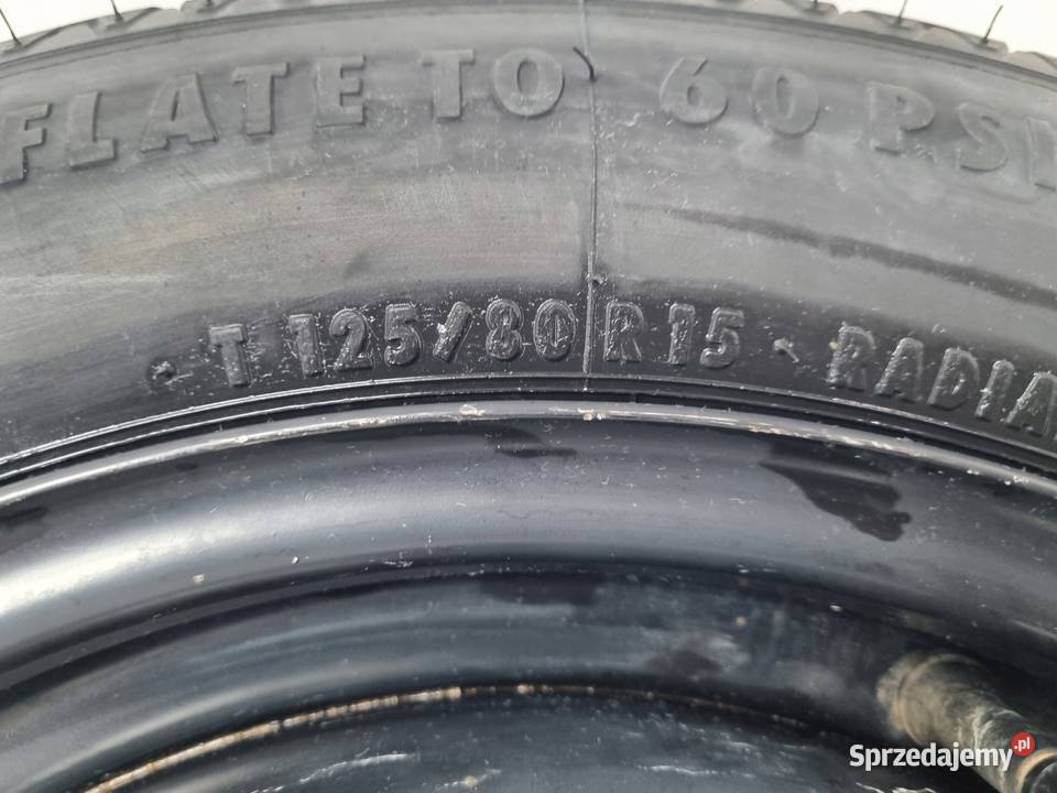 KOŁO DOJAZDOWE 12580 R15 98ABNB 2150836 4x108 lubelskie Chełm