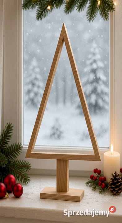 Choinka Drewniana Baza Do Ozdabiania Wysokość 50 Warszawa