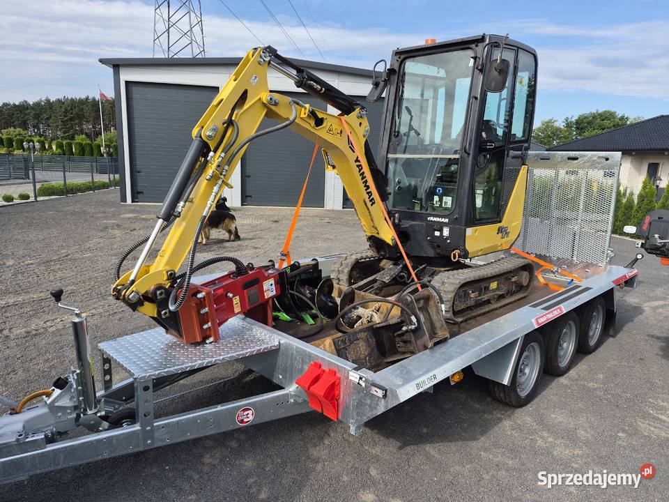 Wynajem minikoparka Yanmar SV17VT wyposażonej w zachodniopomorskie Myślibórz
