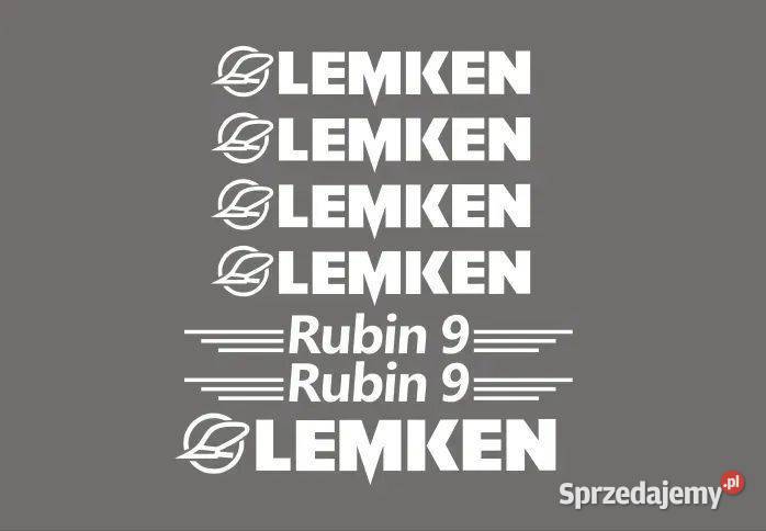 Naklejki oklejenie Lemken Rubin 9 Zamiennik mazowieckie Janików