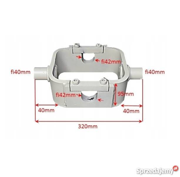 Siłownik Hydrauliczny Skok ST5NC 1432 mm kołyska