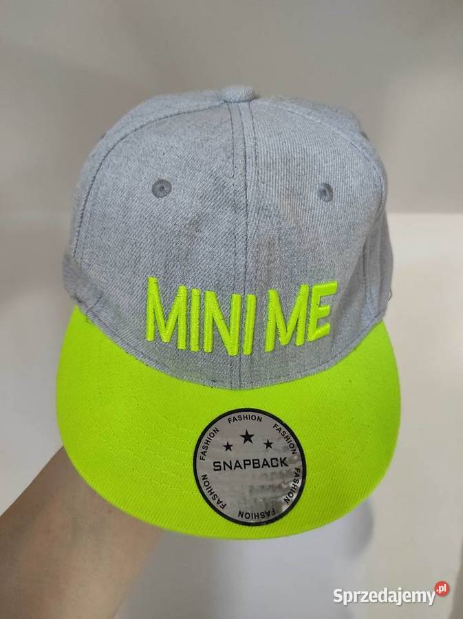 Czapka z daszkiem regulowana Mini me neonowa Płock sprzedam