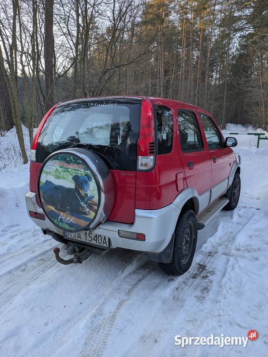 Daihatsu Terios 13 4x4 2004 SPRAWNY NAPĘD Świeży manualna Widna Góra