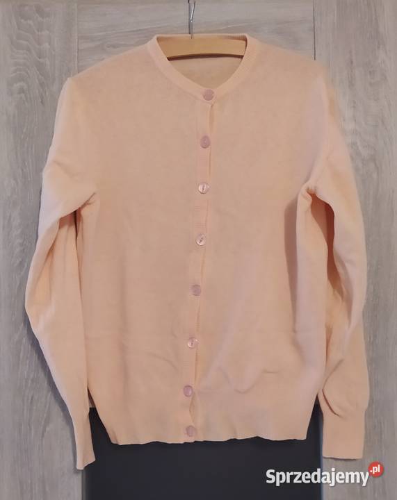 Sweter damski ROZPINANY morelowy Swetry i golfy Hajnówka