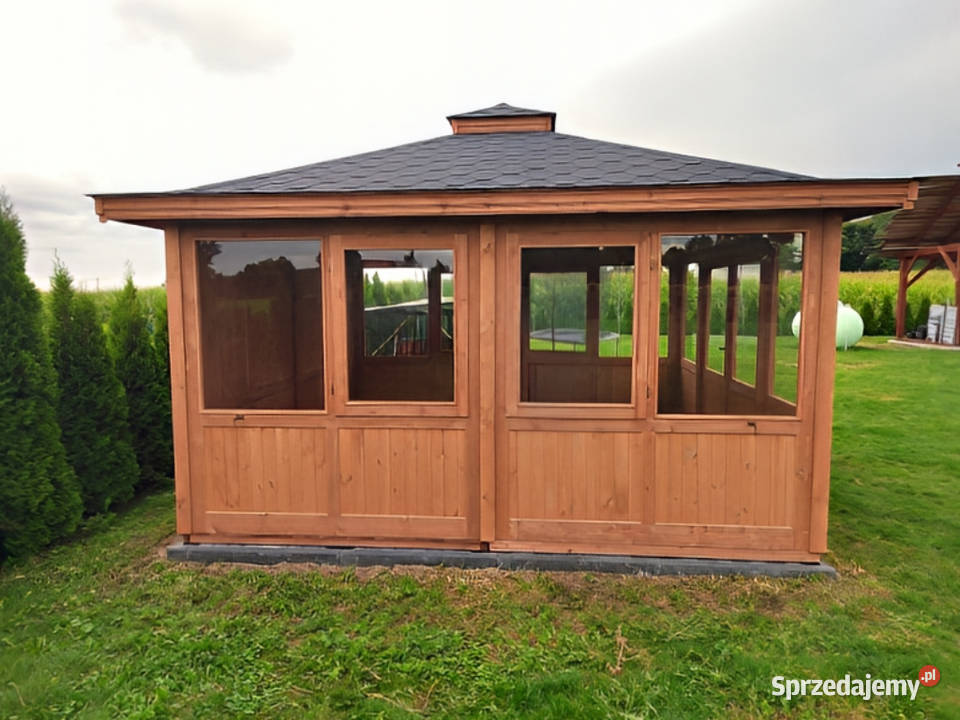 ALTANA 23 3x3 prosta SZKLANA ALTANKA OGRODOWA Parzymiechy sprzedam