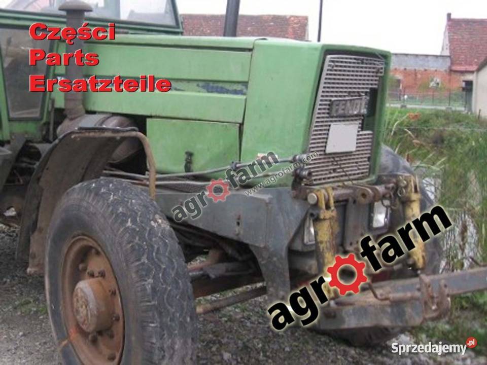 Fendt 612 silnik części skrzynia biegów zwolnica Byków