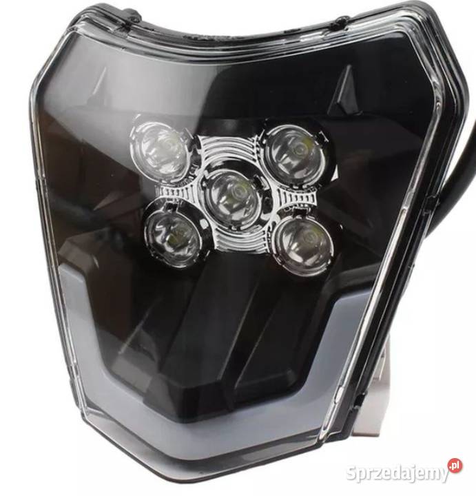 Lampa LED KTM exc reflektor nowy homologacja Części i akcesoria motocyklowe Sławno