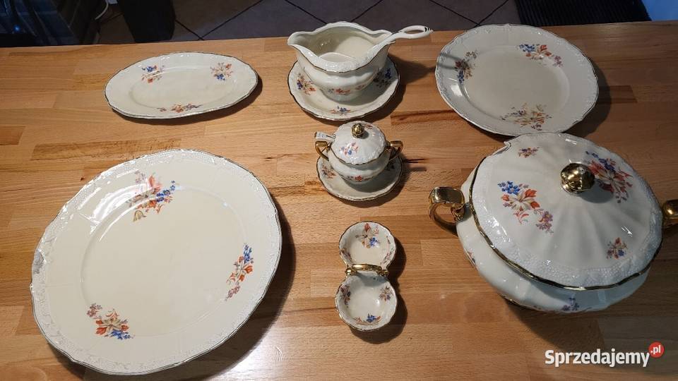 Stara piękna śląska porcelana Huta Franciszka śląskie Bytom