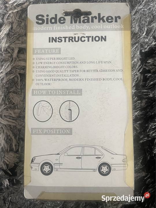 led side marker lights OBRYSÓWKA CZERWONA osobowe Zambrów sprzedam