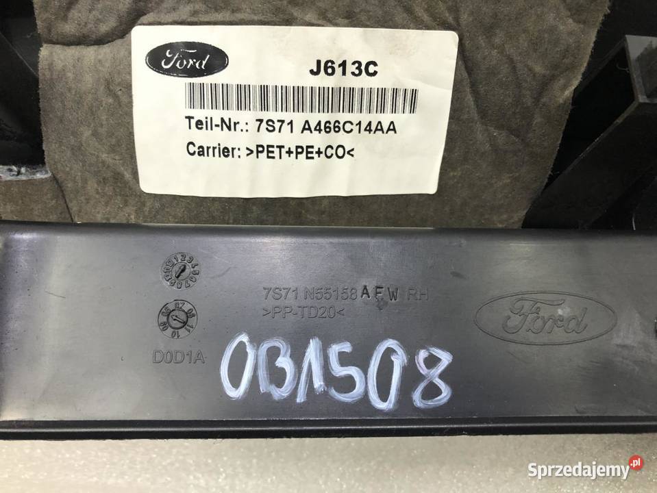 MOCOWANIE ROLETY PRAWE 7S71N55158 MONDEO MK4 osobowe