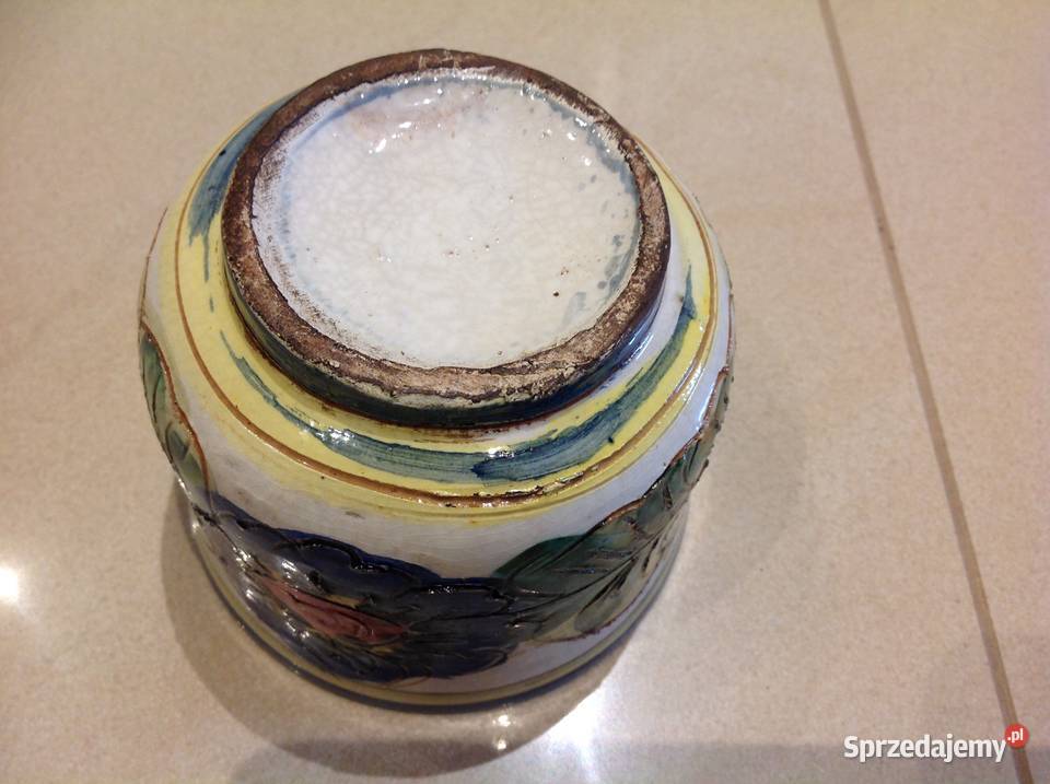 Ceramiczna Osłonka Ręcznie Malowana Nowa Sól sprzedam