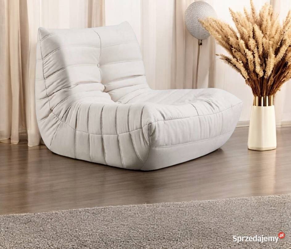 Fotel Wypoczynkowy Fugi Biały Wysyłka 24H Tarchały Małe