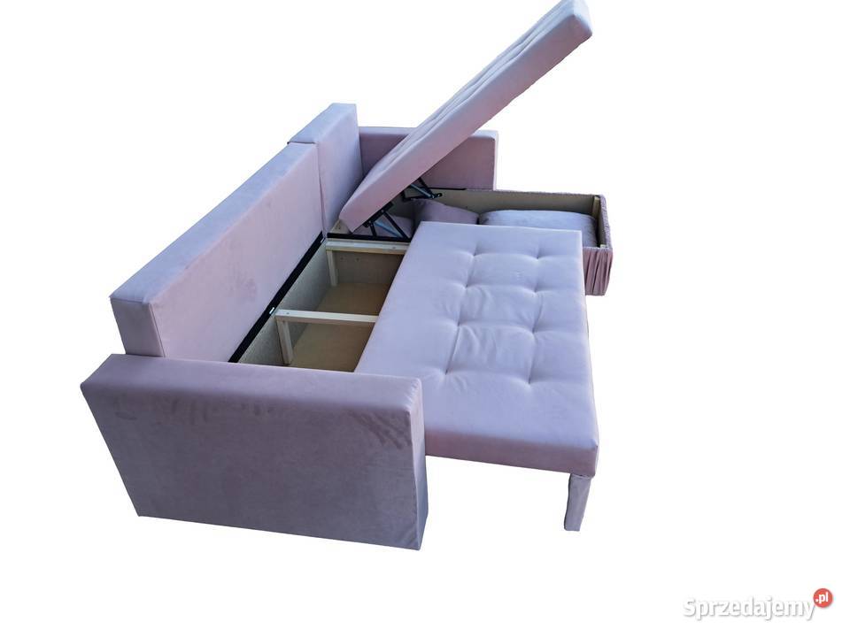 Welurowy narożnik Kendi szybka realizacja Wrocław