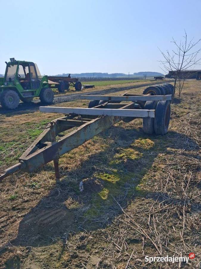 Przyczepa jednoosiowa rama resory obrotnica Przyczepy rolnicze