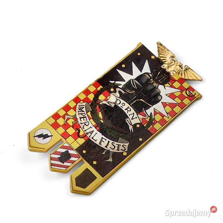 Imperial Fists Banner 8 Metal Magnes Warhammer Szczecin