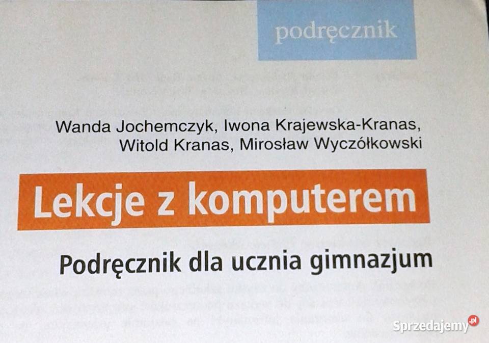 Lekcje z komputerem Informatyka Wanda Jochemczyk Pozostałe lubelskie Chełm