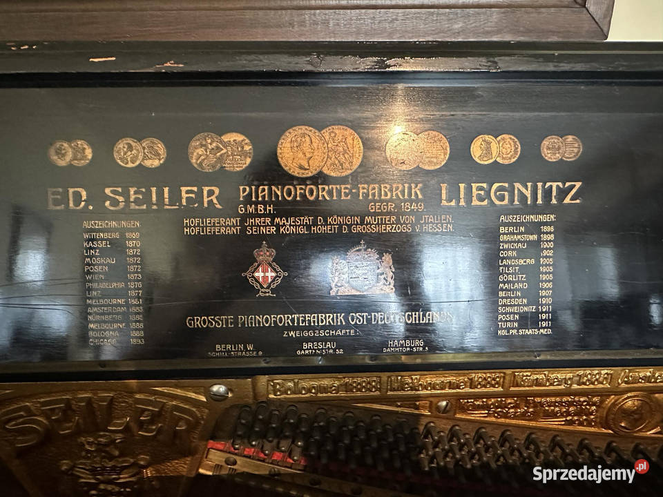 Pianino Ed Seiler z 1928 r Warszawa Saska Kępa