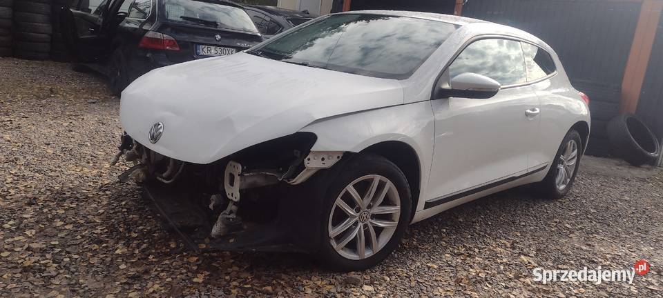 vw scirocco 14 tsi 133 uszkodzony przódokazja