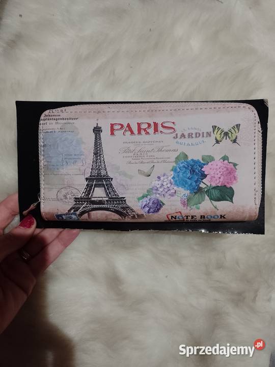Paris Ekskluzywny duży portfel damski Top Kraków sprzedam