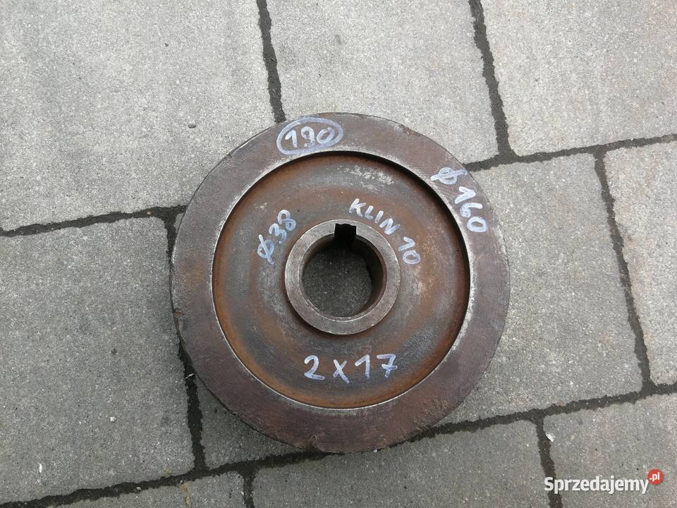 Koło pasowe 160 mm pas HB 2x17mm