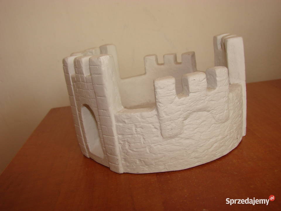 szwedzki ceramiczny świecznik biały pomorskie Pruszcz Gdański