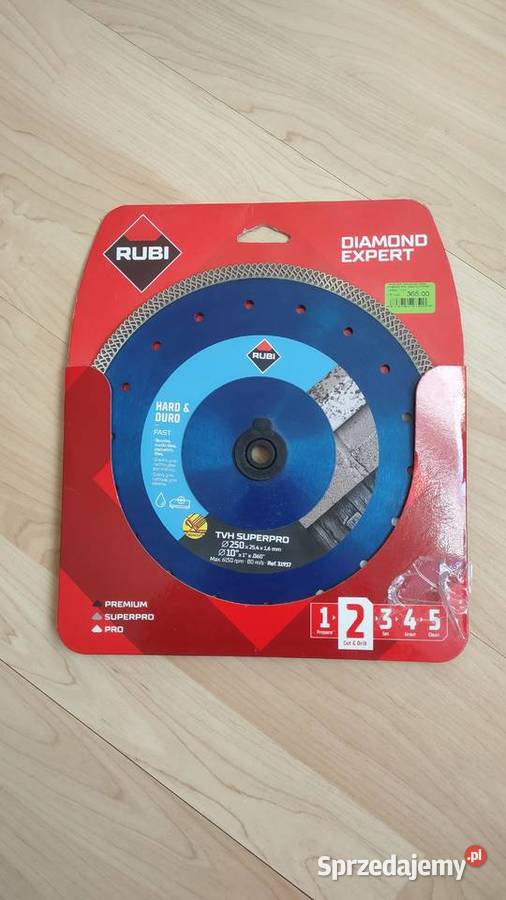Tarcza diamentowa RUBI 250mm Pozostałe