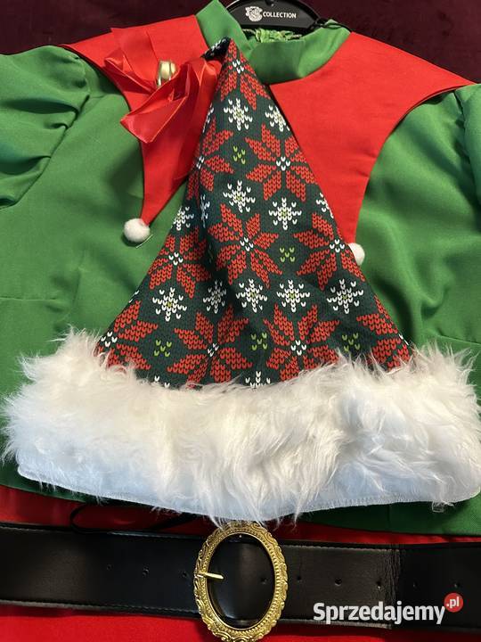 Świąteczny strój pomocnika Świętego Mikołaja Szczecin