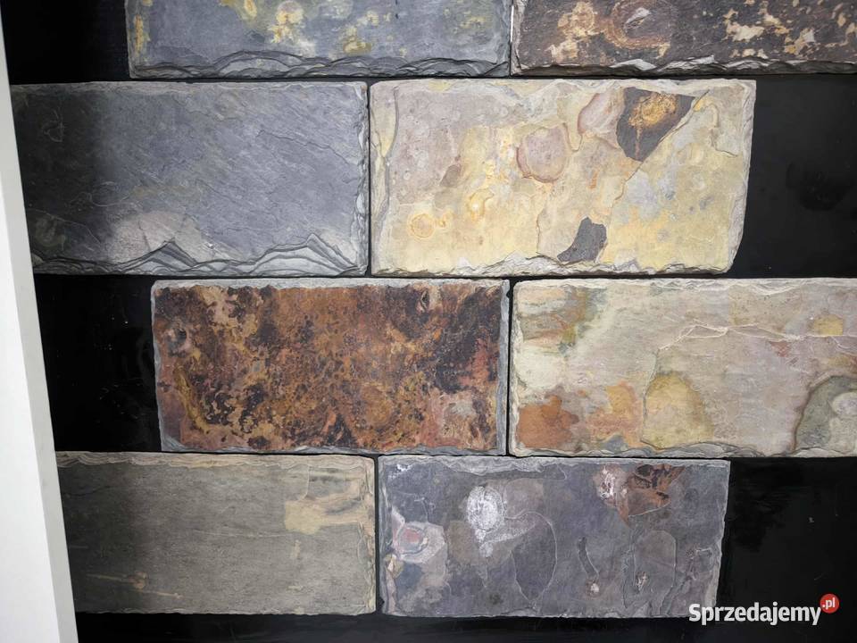 Płytki Łupek Multicolor naturalny 10x30x0813 Rumia