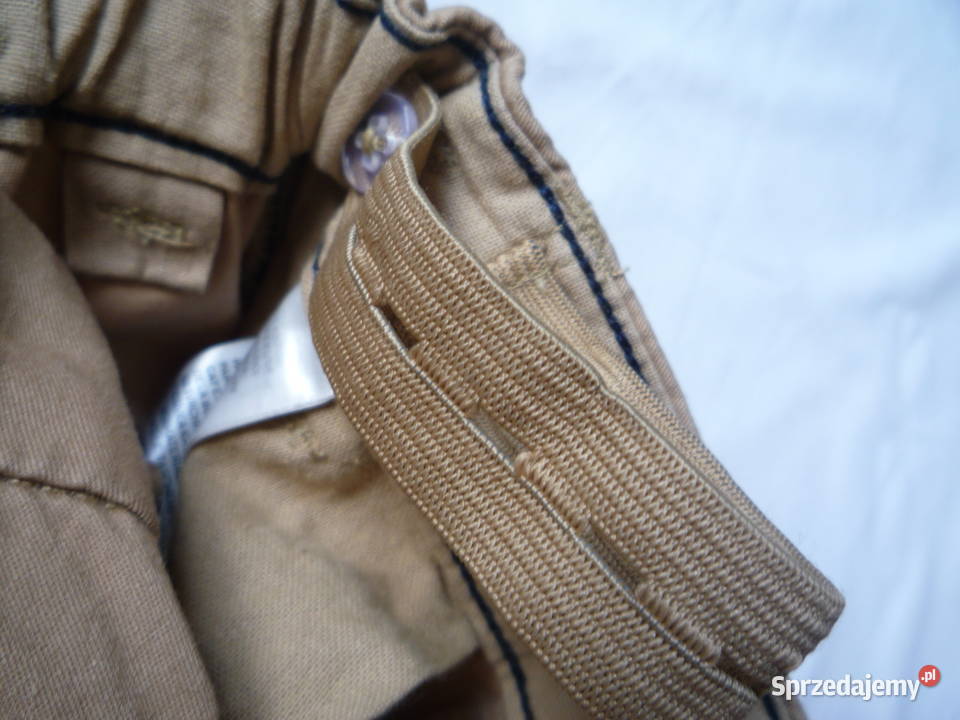 HM 134 Beżowe Spodnie Chino Wiosna lato Nowe Szczecin