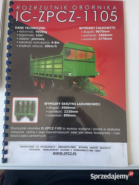 Rozrzutnik obornika Fortschritt T088 ICZPCZ1105 nieuszkodzony podlaskie Szudziałowo sprzedam